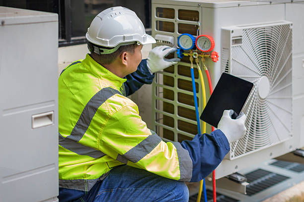Professional Hvac Installation technician working in Townsville, NC